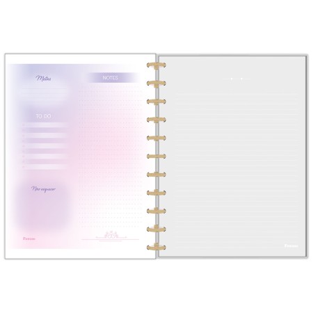 Foto ilustrativa Caderno Discbook Blush