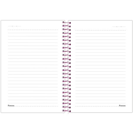 Foto ilustrativa Caderno Espiral 1/4 Capa Dura Amigas Para Sempre