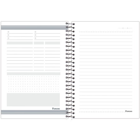 Foto ilustrativa Caderno Espiral 1/4 Capa Dura Minecraft