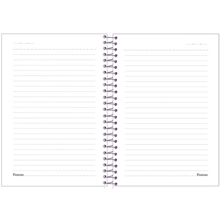 Foto ilustrativa Caderno Espiral 1/4 Capa Dura Stitch