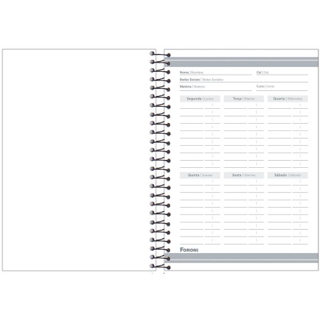 Foto ilustrativa Caderno Espiral 1/4  Cross Racing