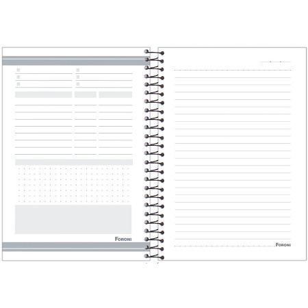 Foto ilustrativa Caderno Espiral 1/4  Cross Racing