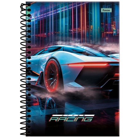 Foto ilustrativa Caderno Espiral 1/4  Cross Racing