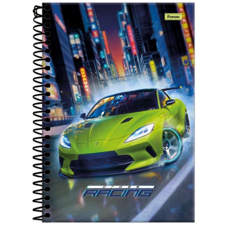 Foto ilustrativa Caderno Espiral 1/4  Cross Racing