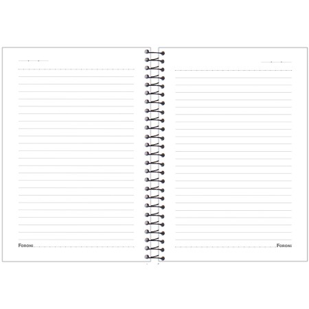 Foto ilustrativa Caderno Espiral 1/4 Feminino Cliff