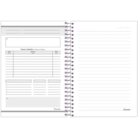 Foto ilustrativa Caderno Espiral 1/4 Joyful Mind
