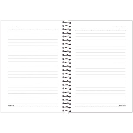 Foto ilustrativa Caderno Espiral 1/4 Masculino Cliff