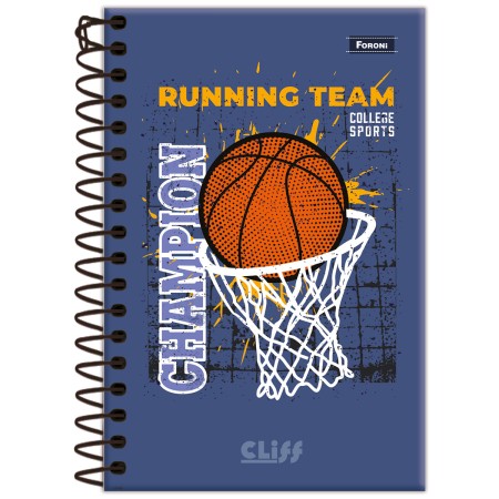 Foto ilustrativa Caderno Espiral 1/8 Masculino Cliff