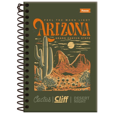 Foto ilustrativa Caderno Espiral 1/8 Masculino Cliff