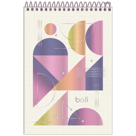 Foto ilustrativa Caderno Espiral Ao Alto Bali