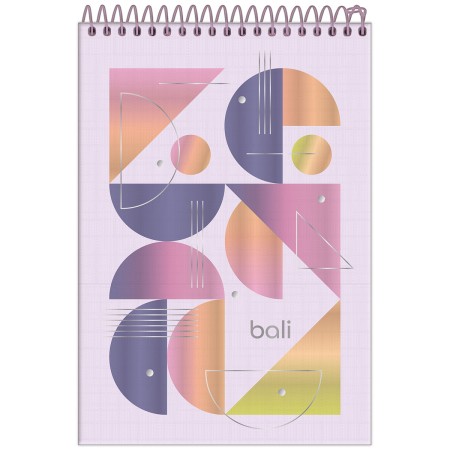 Foto ilustrativa Caderno Espiral Ao Alto Bali