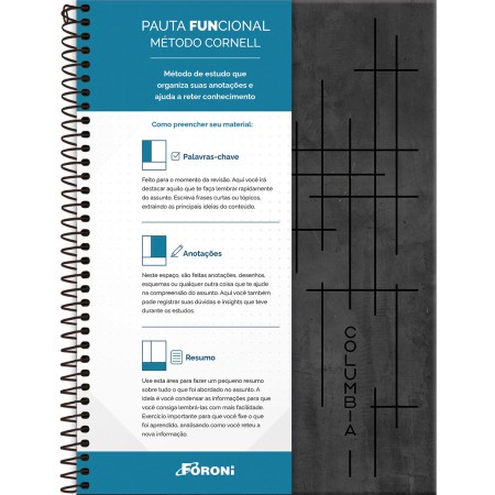 Foto ilustrativa Caderno FUNcional Columbia