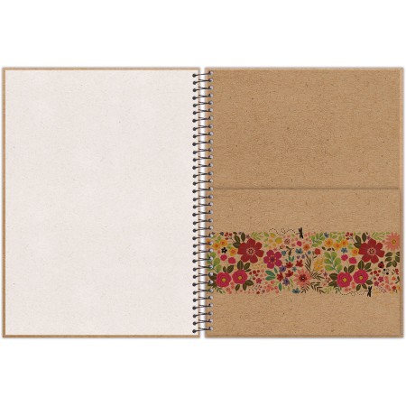 Foto ilustrativa Caderno FUNcional Kraft Art