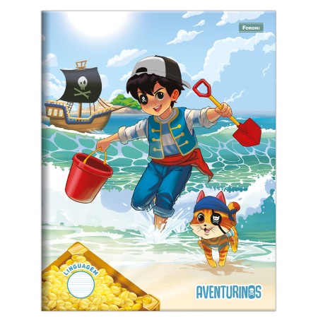 Foto ilustrativa Caderno Linguagem Capa Dura Começando a Escrever