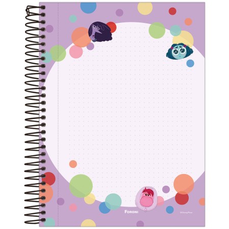 Foto ilustrativa Caderno Papel de Carta Capa Dura Divertidamente