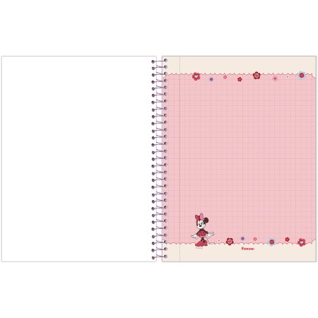 Foto ilustrativa Caderno Papel de Carta Capa Dura Minnie Mouse