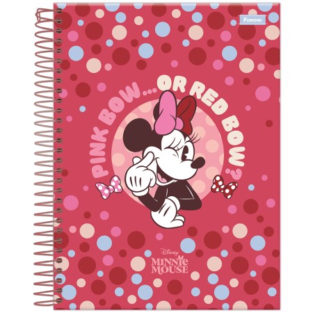 Foto ilustrativa Caderno Papel de Carta Capa Dura Minnie Mouse