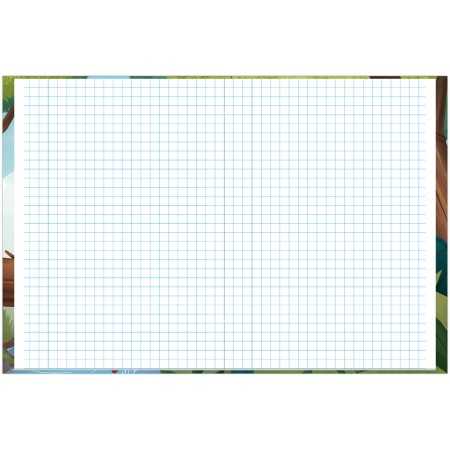 Foto ilustrativa Caderno Pedagógico Aritmética (0,6 x 0,6 cm) Aventurinos