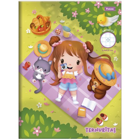 Foto ilustrativa Caderno Pedagógico Aritmética (0,6 x 0,6 cm) Ternuritas