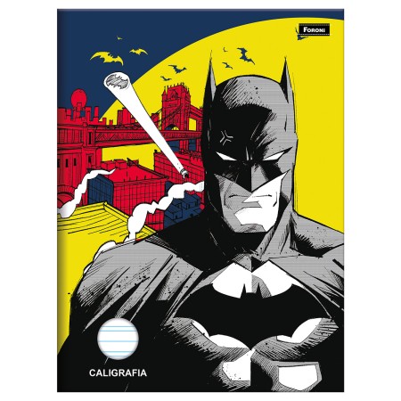 Foto ilustrativa Caderno Pedagógico Caligrafia Capa Dura Batman