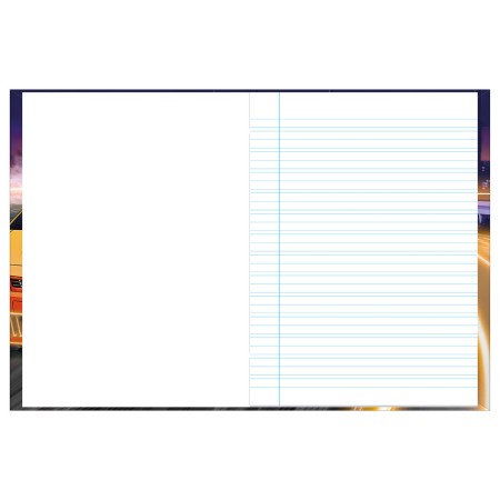 Foto ilustrativa Caderno Pedagógico Caligrafia Capa Dura Cross Racing