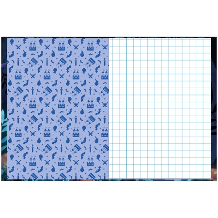 Foto ilustrativa Caderno Pedagógico Quadriculado (1x1 cm) Aventurinos