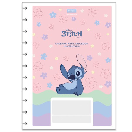 Foto ilustrativa Caderno Refil Disckbook -  PICK PRO Universitário Pauta Branca Gradiente