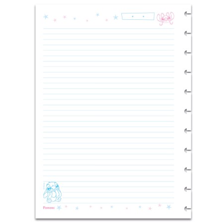 Foto ilustrativa Caderno Refil Disckbook -  PICK PRO Universitário Pauta Branca Gradiente