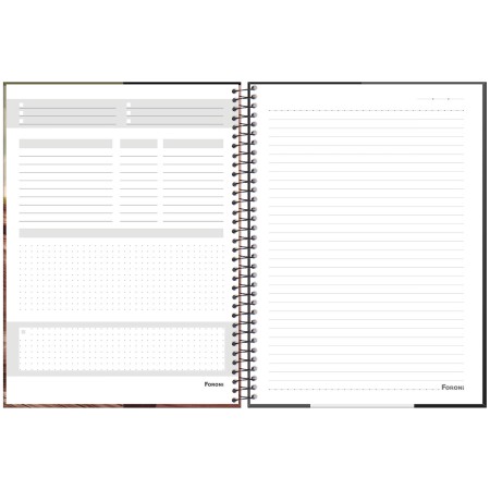 Foto ilustrativa Caderno Universitário 4 Elementos Mais