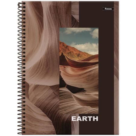 Foto ilustrativa Caderno Universitário 4 Elementos Mais