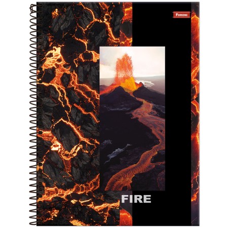 Foto ilustrativa Caderno Universitário 4 Elementos Mais