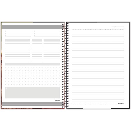 Foto ilustrativa Caderno Universitário 4 Elementos