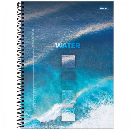 Caderno Universitário 20 Matérias Elementos - Foroni