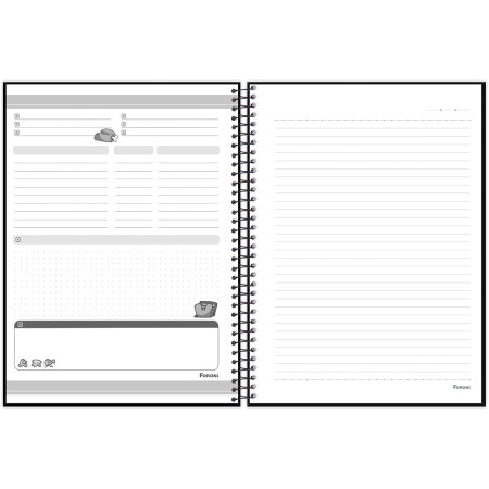 Foto ilustrativa Caderno Universitário Capa Dura Among Us