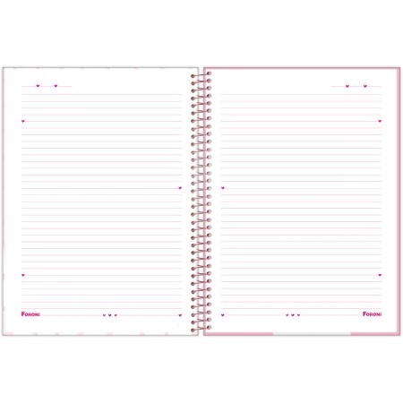 Foto ilustrativa Caderno Universitário Capa Dura Barbie by Nanaths