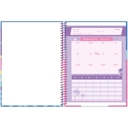 Foto ilustrativa Caderno Universitário Capa Dura Barbie