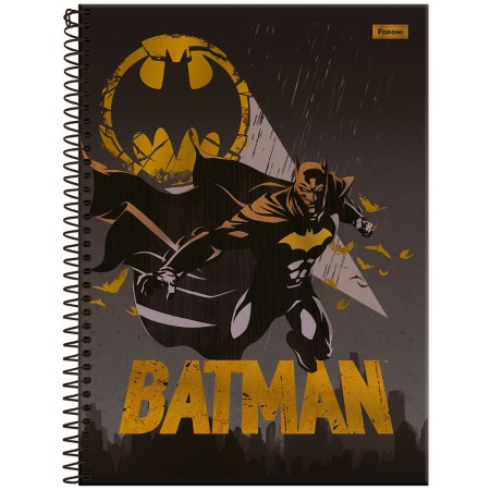 Foto ilustrativa Caderno Universitário Capa Dura Batman