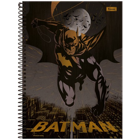 Foto ilustrativa Caderno Universitário Capa Dura Batman