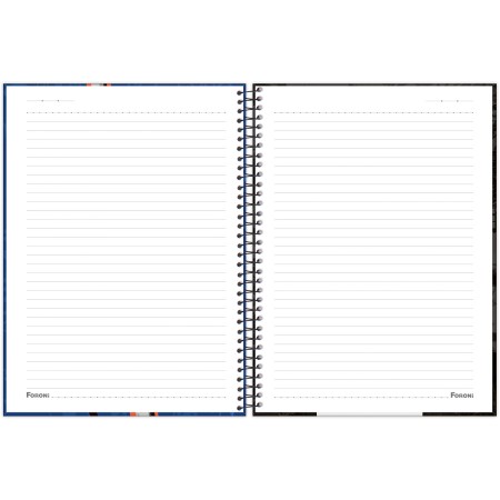 Foto ilustrativa Caderno Universitário Capa Dura Bomber