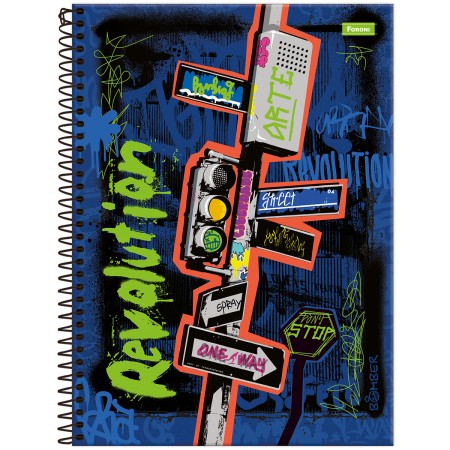 Foto ilustrativa Caderno Universitário Capa Dura Bomber