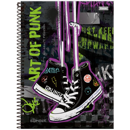 Foto ilustrativa Caderno Universitário Capa Dura Bomber