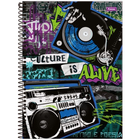 Foto ilustrativa Caderno Universitário Capa Dura Bomber