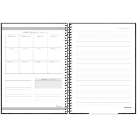 Foto ilustrativa Caderno Universitário Capa Dura Columbia