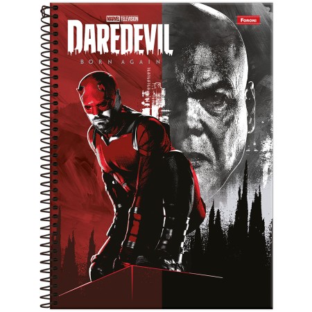 Foto ilustrativa Caderno Universitário Capa Dura Daredevil