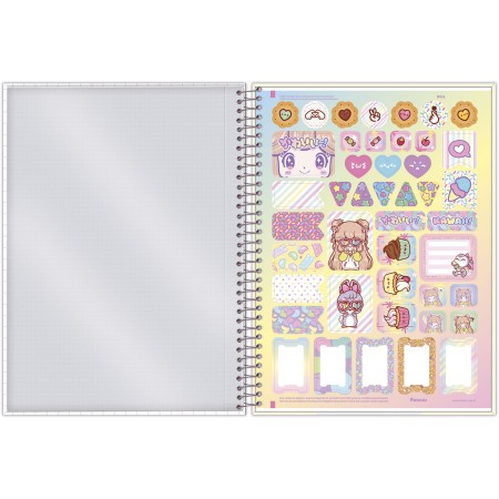 Foto ilustrativa Caderno Universitário Capa Dura Doll