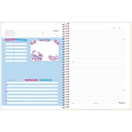 Foto ilustrativa Caderno Universitário Capa Dura Doll