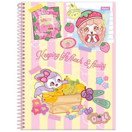 Foto ilustrativa Caderno Universitário Capa Dura Doll