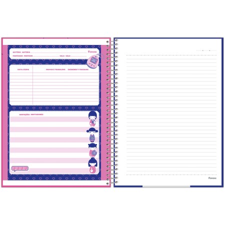 Foto ilustrativa Caderno Universitário Capa Dura Doshin