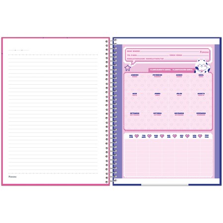 Foto ilustrativa Caderno Universitário Capa Dura Doshin