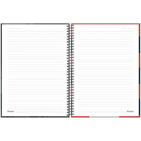 Foto ilustrativa Caderno Universitário Capa Dura Flamengo